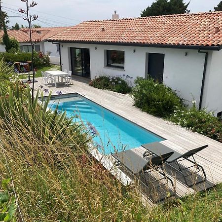 Villa Avec Piscine Privee, Vue Sur Mer Et Plage A Pied 800M Сен-Жан-де-Люз Екстер'єр фото