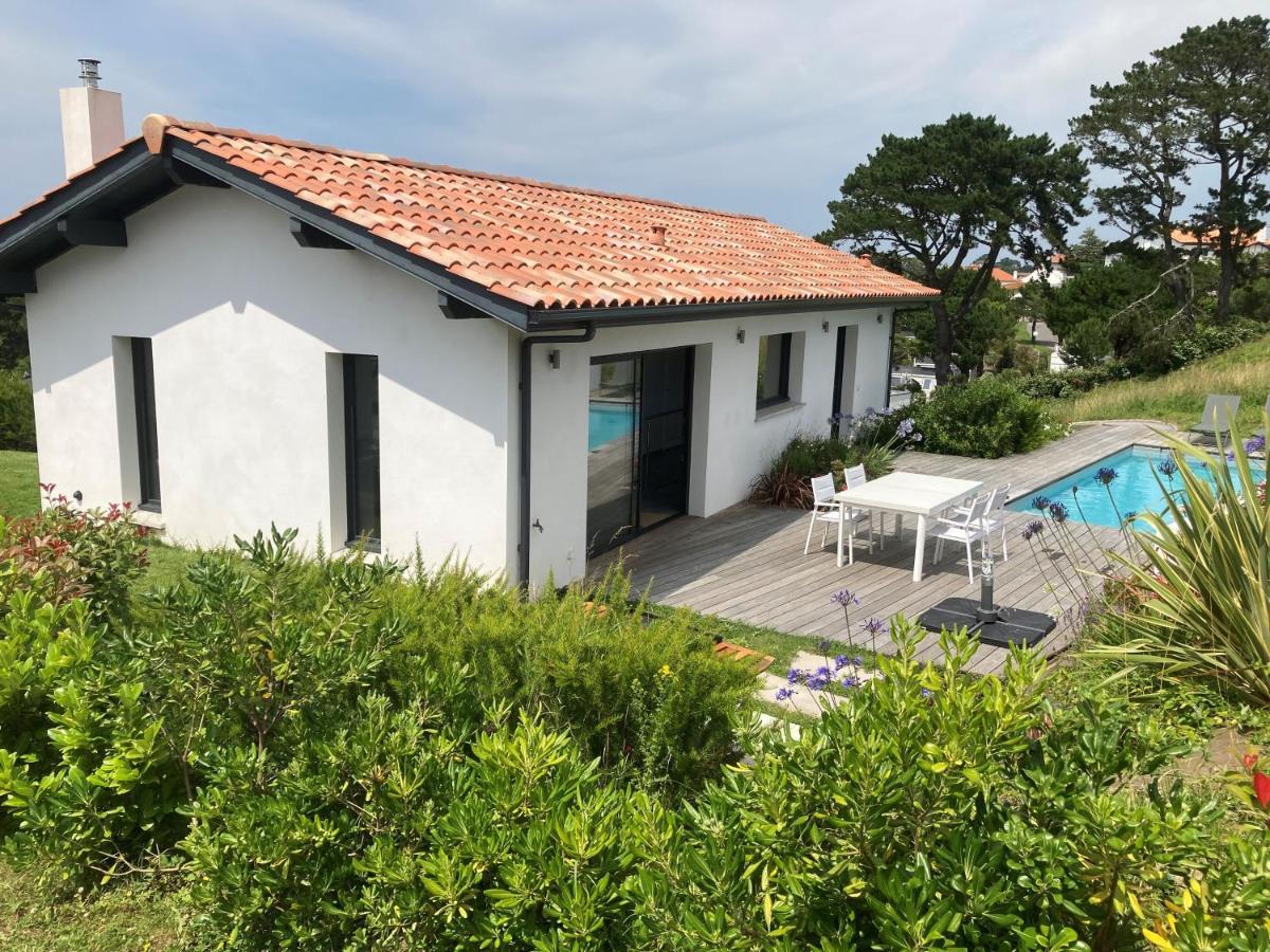 Villa Avec Piscine Privee, Vue Sur Mer Et Plage A Pied 800M Сен-Жан-де-Люз Екстер'єр фото