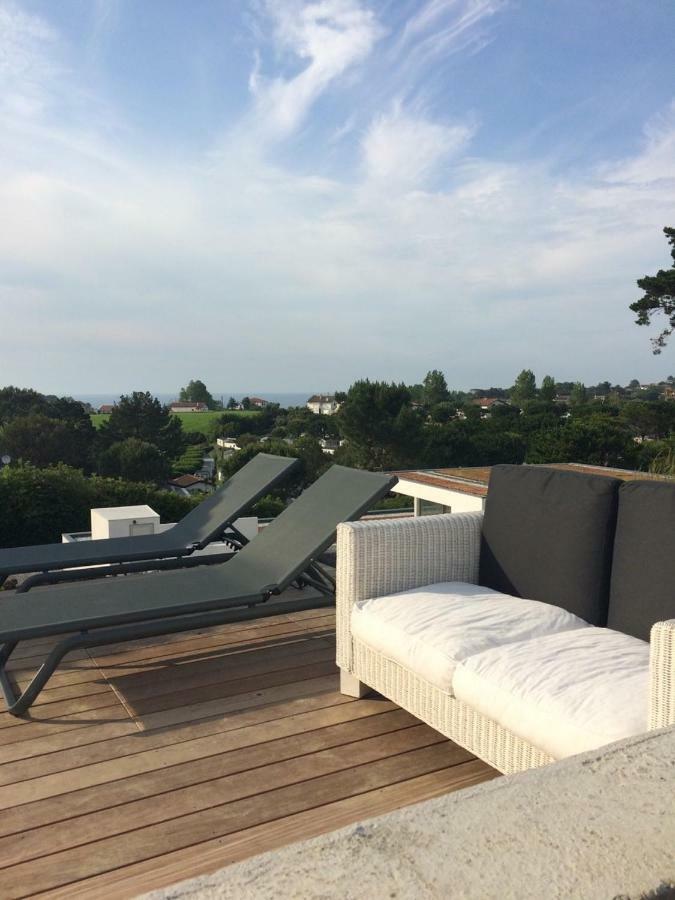 Villa Avec Piscine Privee, Vue Sur Mer Et Plage A Pied 800M Сен-Жан-де-Люз Екстер'єр фото